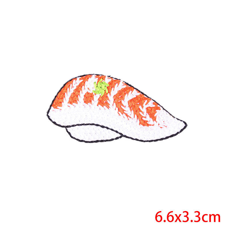 Cartoon Snack Embroidery Stickers Computer Embroidery Clothing