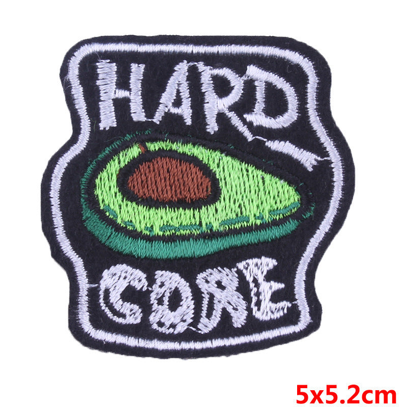 Cartoon Snack Embroidery Stickers Computer Embroidery Clothing