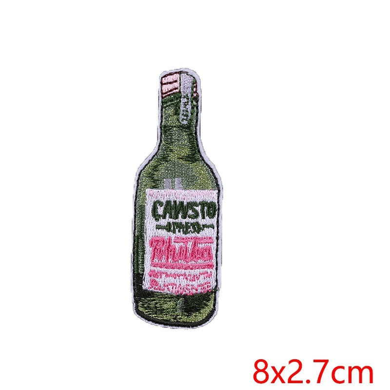 Cartoon Snack Embroidery Stickers Computer Embroidery Clothing