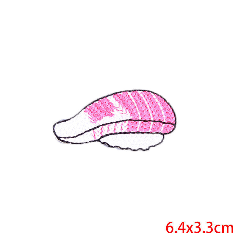 Cartoon Snack Embroidery Stickers Computer Embroidery Clothing