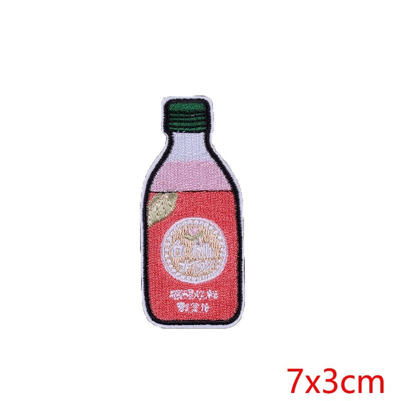 Cartoon Snack Embroidery Stickers Computer Embroidery Clothing