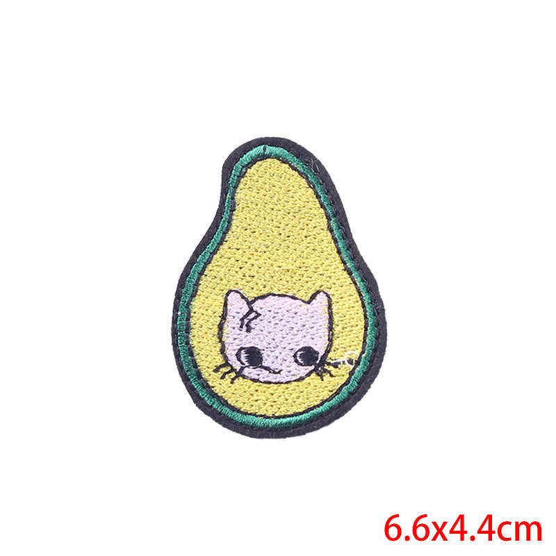 Cartoon Snack Embroidery Stickers Computer Embroidery Clothing