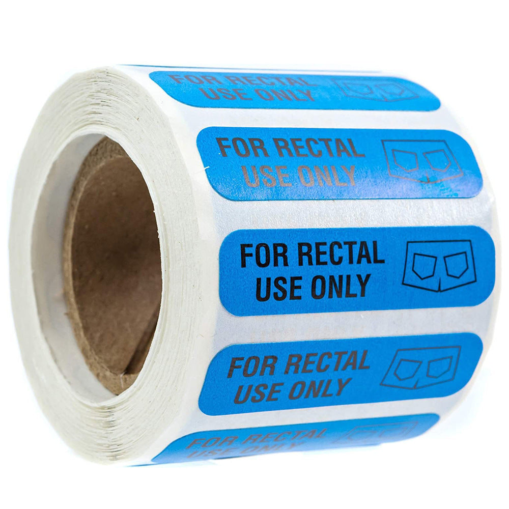 500 Labels For Rectal Use Only