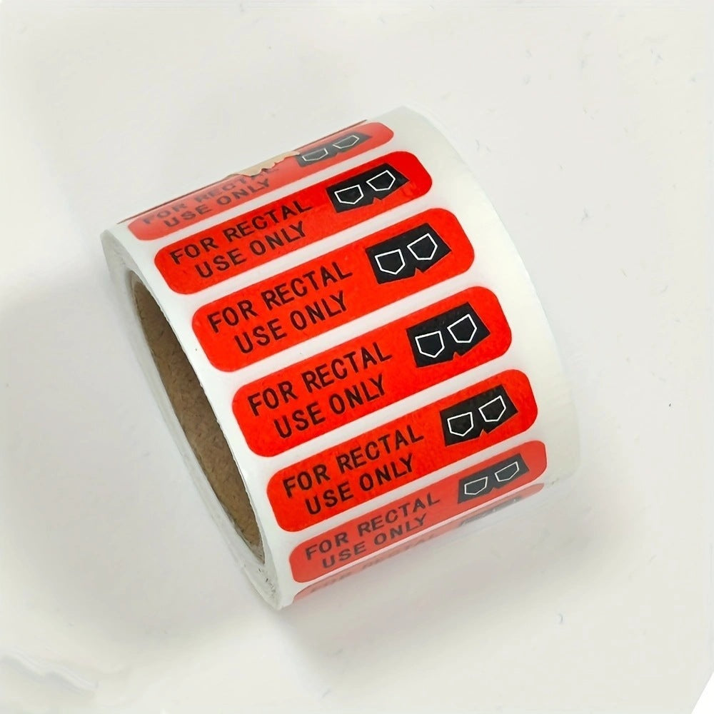 500 Labels For Rectal Use Only