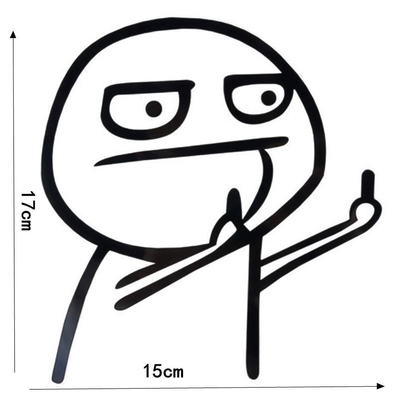 Fashion Minimalist Personality Decorative Car Stickers