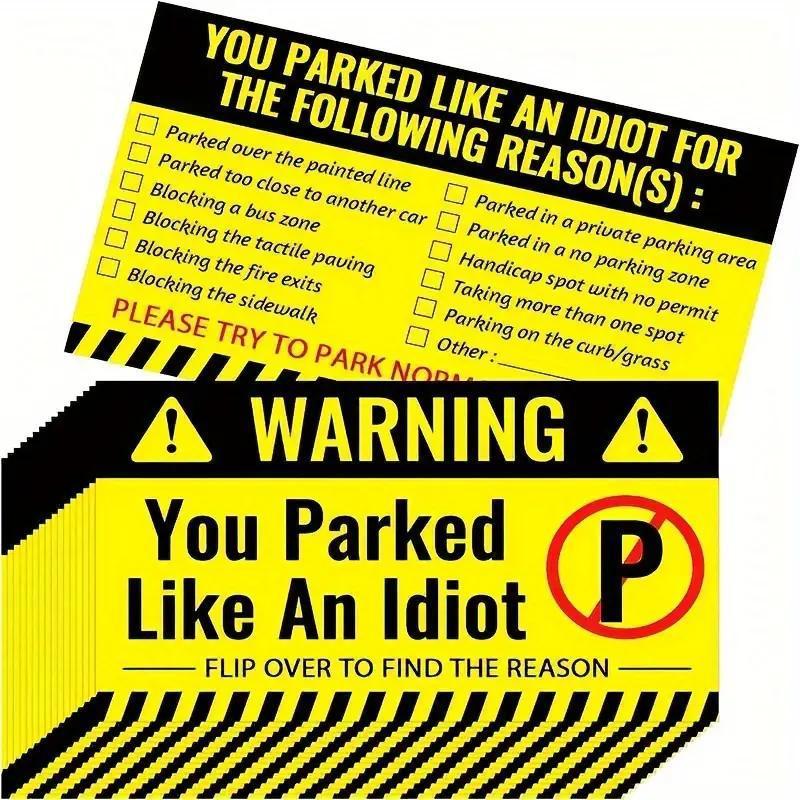 50 Bad Parking Card Bad Tags Interesting Card There Are Many Reasons
